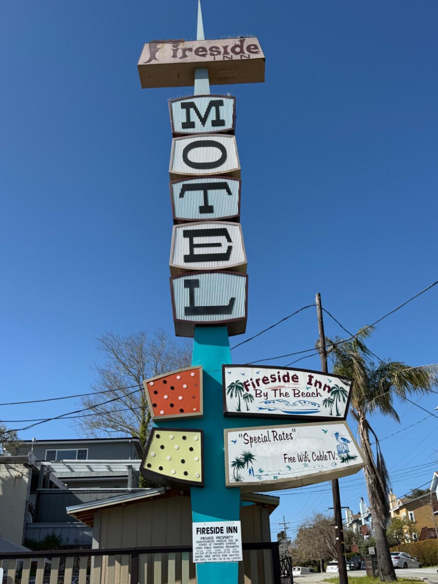 Fireside Inn By The Beach Boardwalk & Bowling Santa Cruz Exterior foto